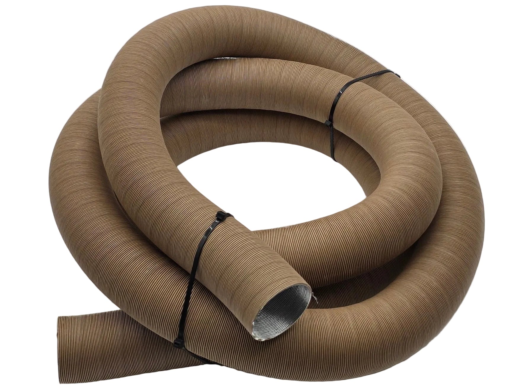 Climate Command 60mm Tan High Temperature Flex Duct 4m